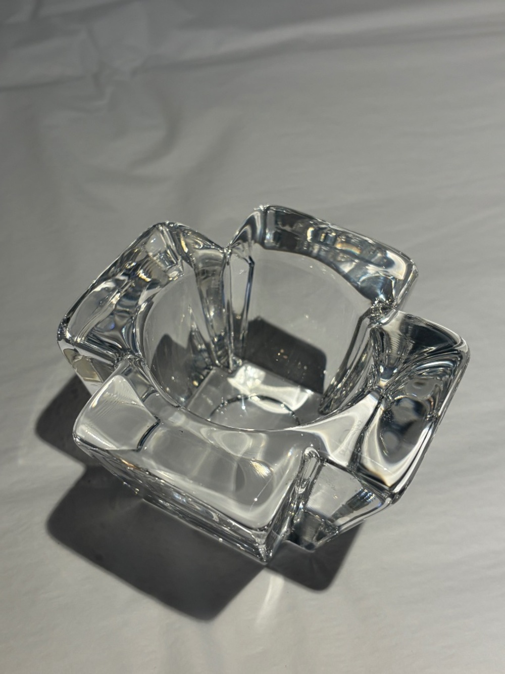 Orrefors Crystal Votive Candle Holder